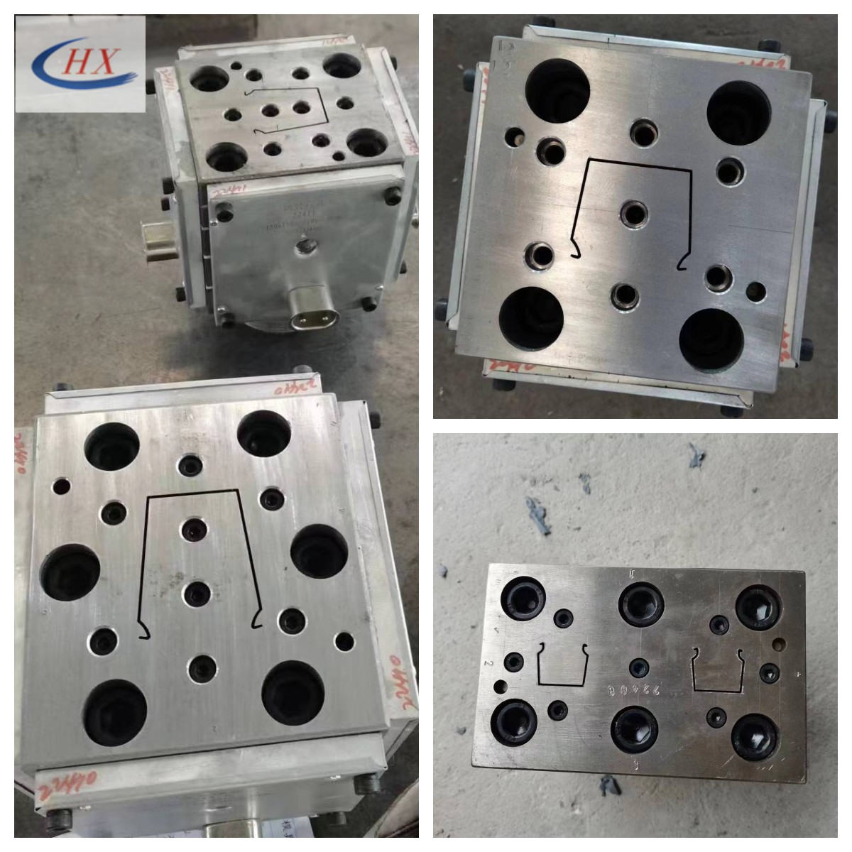 Mould for plastic trunkings 