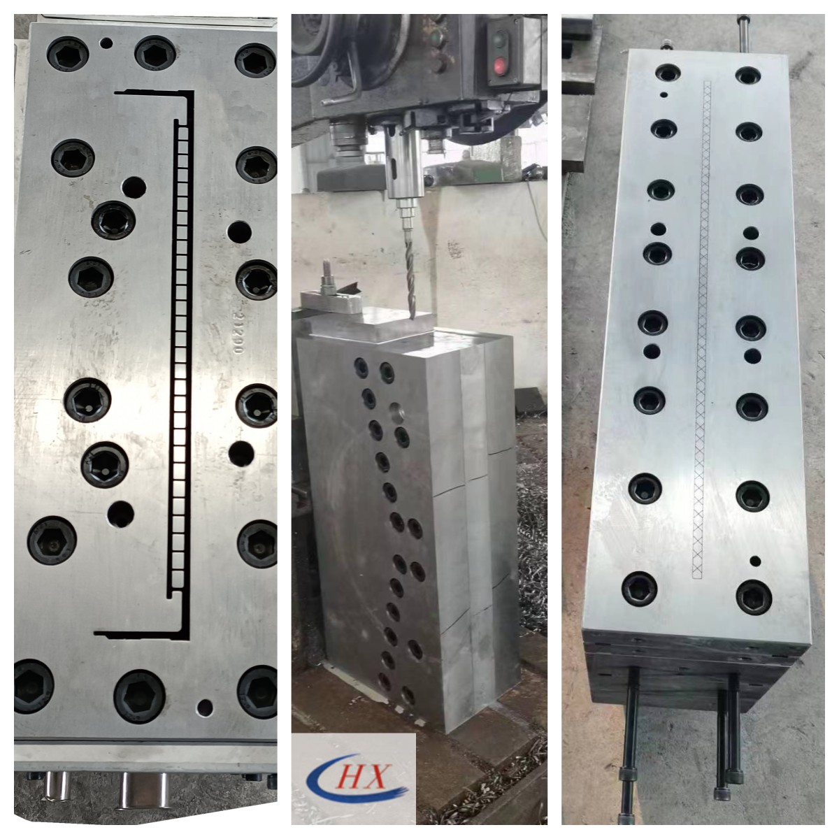 extrusion mould for wall mounting